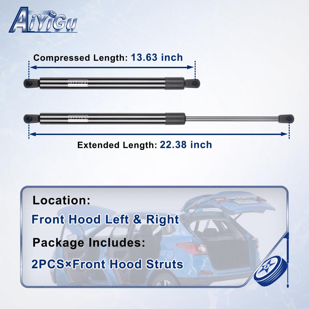AiYiGu 6339 right front hood strut for Acura MDX delivers controlled lift for MDX.