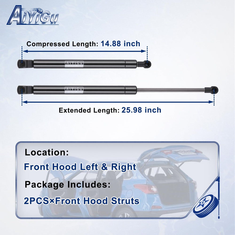 AiYiGu 6452 right front hood strut for reliable lift