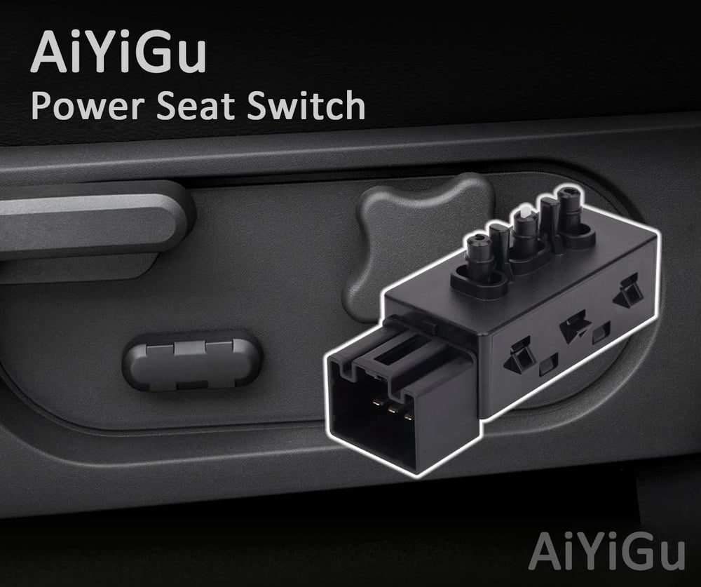 AiYiGu 6-way seat switch front panel detail with sturdy build