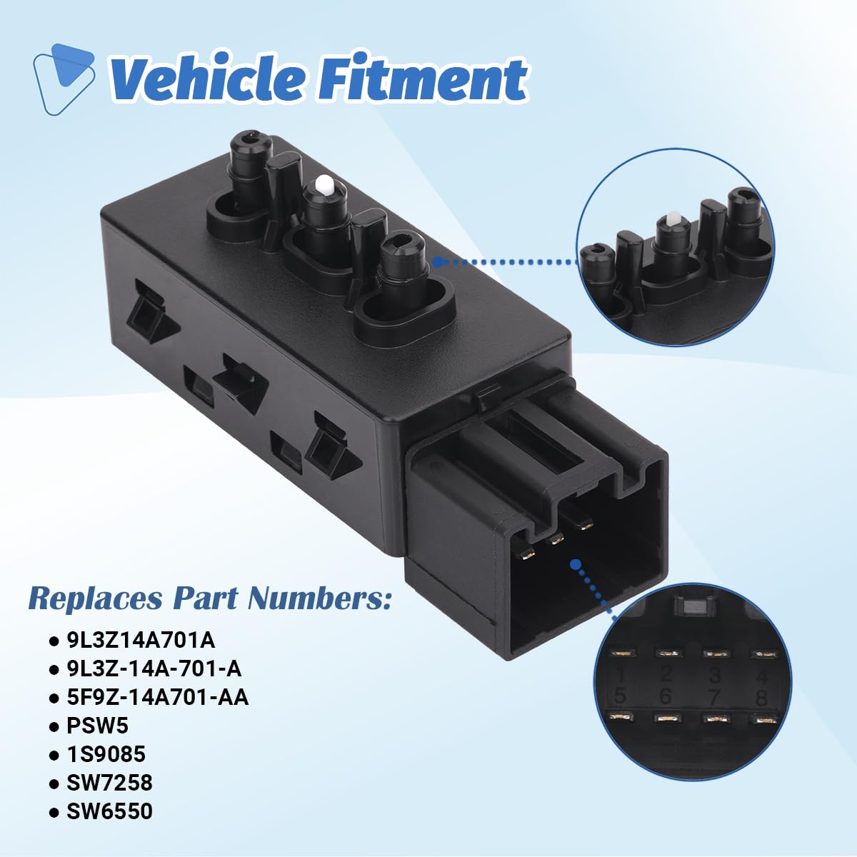 AiYiGu 6-way seat switch in-car installation demonstration with plug-and-play interface