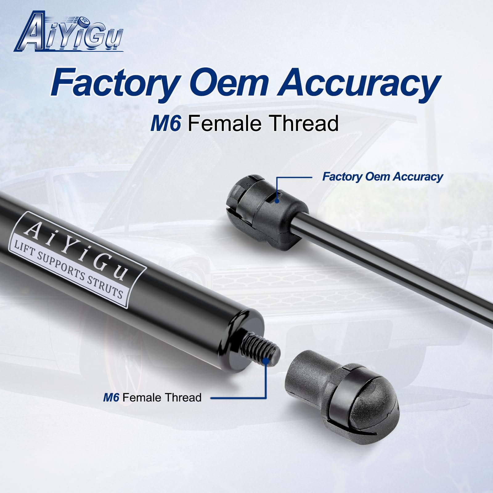 AiYiGu compressed length 12.81 inches for compact fit and handling.