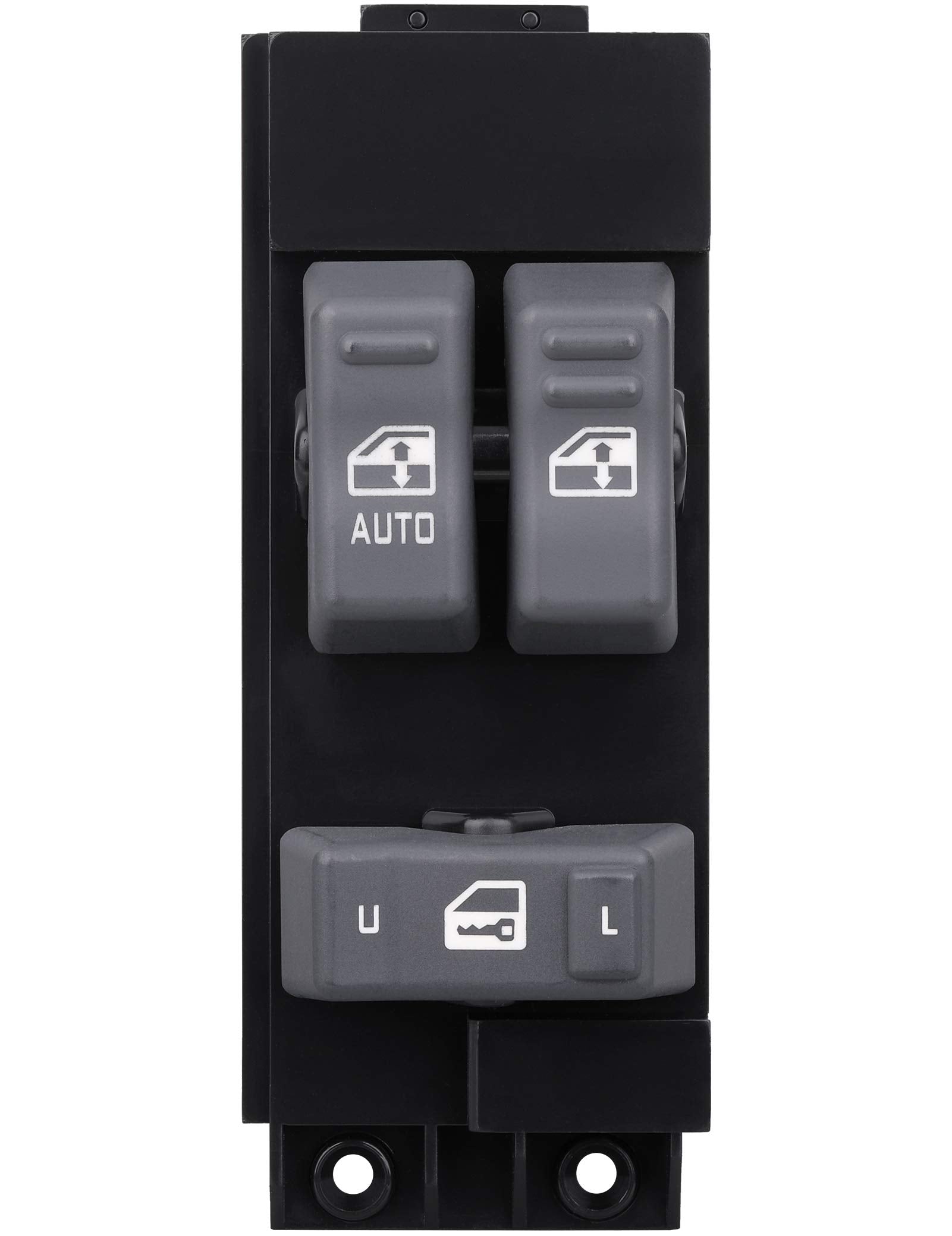 AiYiGu driver side window switch with gray buttons for Chevy Silverado 1999-2002, front-left control.