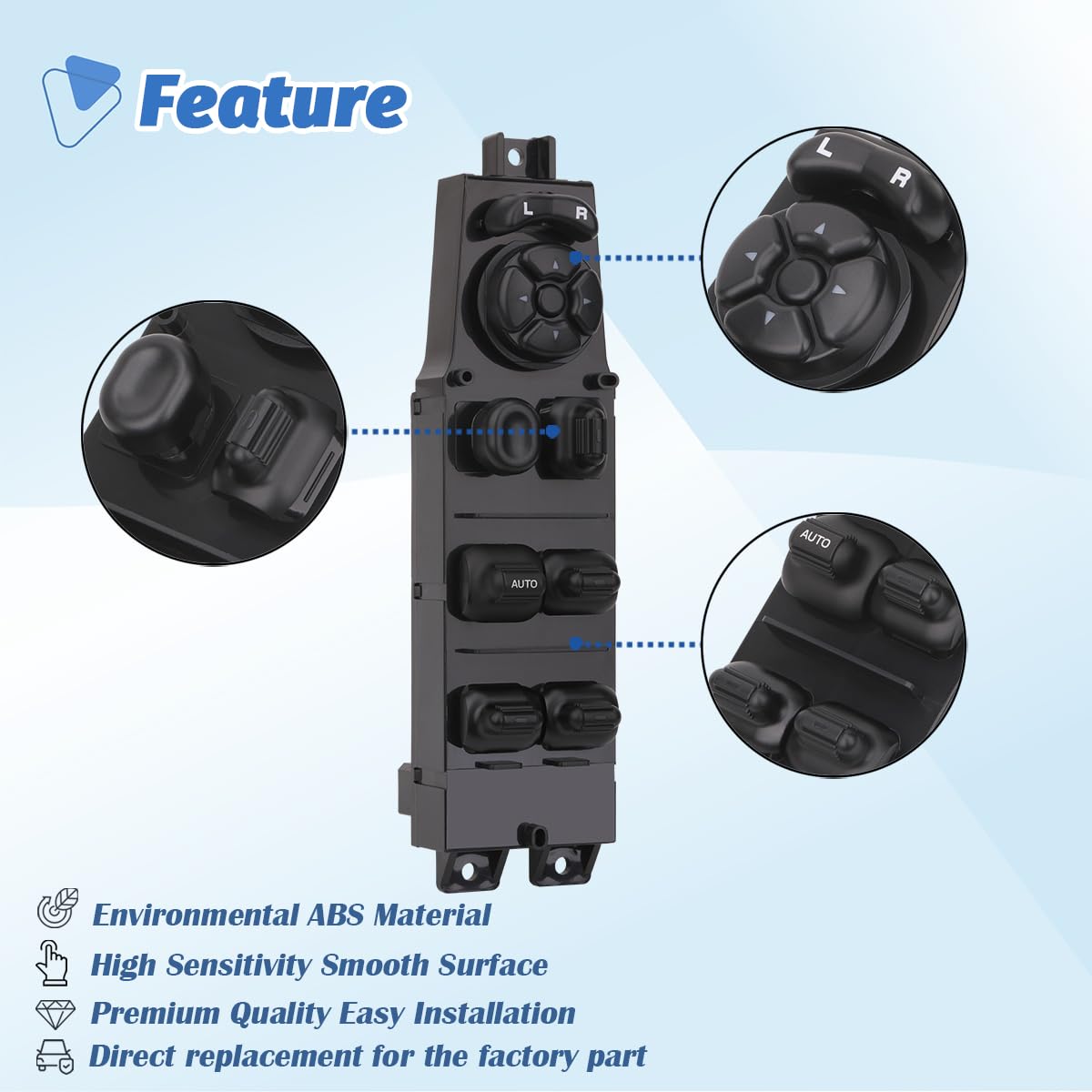 AiYiGu 8-pin terminal connector ensures plug-and-play installation.