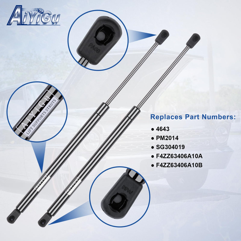 AiYiGu Ford Mustang trunk gas springs provide smooth lift