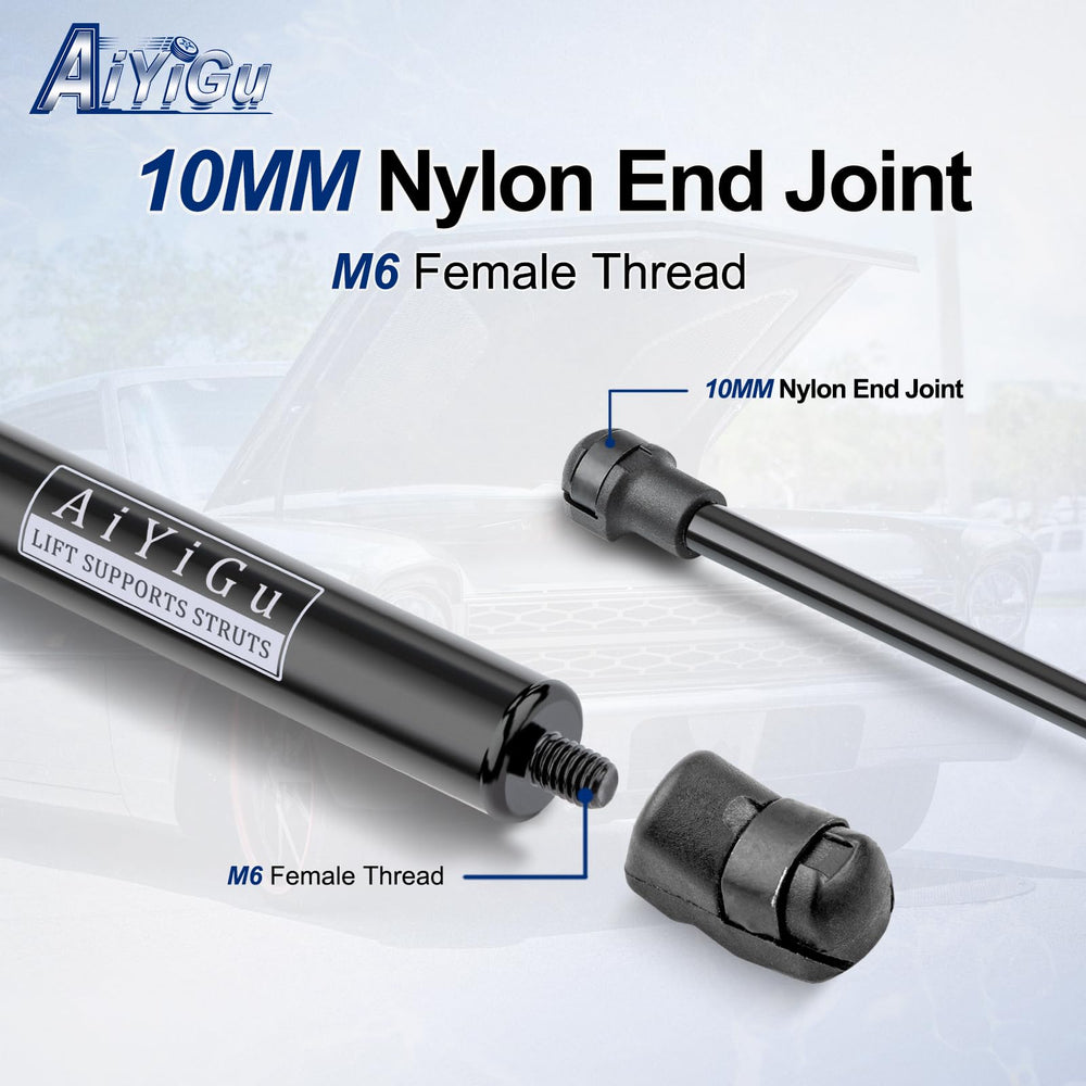 AiYiGu extended length 19.69 inches provides ample hood clearance.