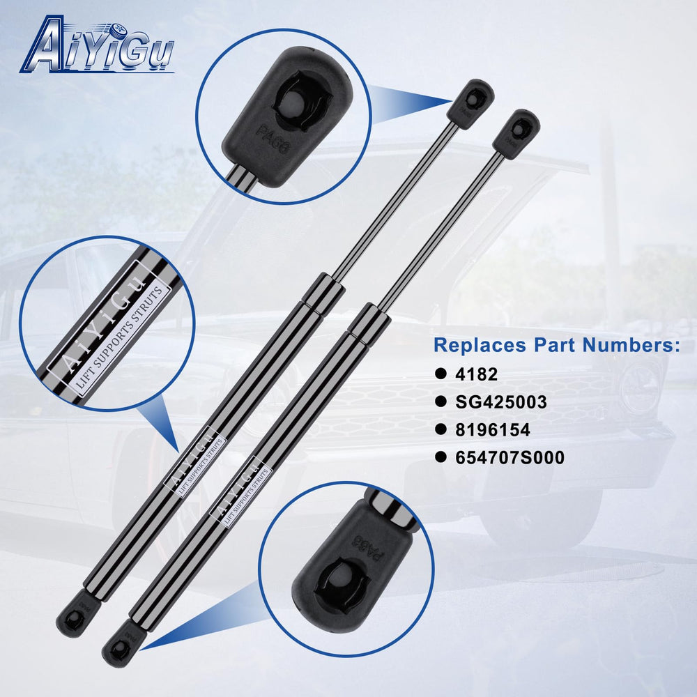 AiYiGu hood struts pair in box ready to replace worn shocks