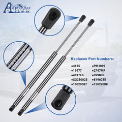 AiYiGu liftgate gas spring extended for strong holding power and quiet operation.