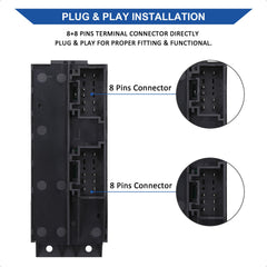 AiYiGu replacement window switch matching OE 15047637 and 19259957 for easy swap.