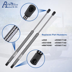 AiYiGu packaged two shocks for quick replacement.