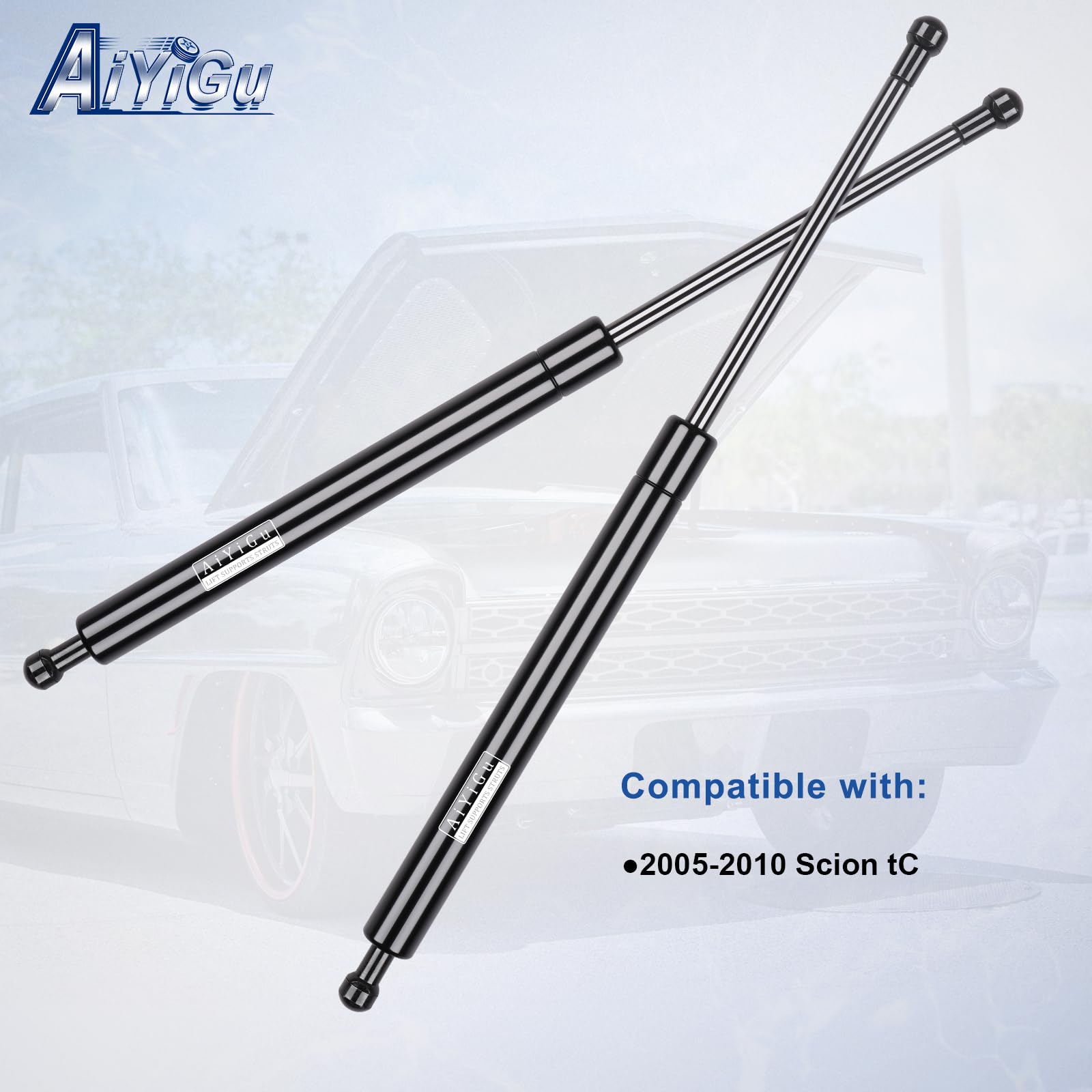 AiYiGu two piece pack for hatch shocks in packaging