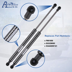 AiYiGu PM1050 hood lift pair shown as vehicle replacement part