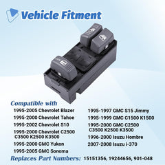 AiYiGu power door switch driver side rear view highlighting solid build