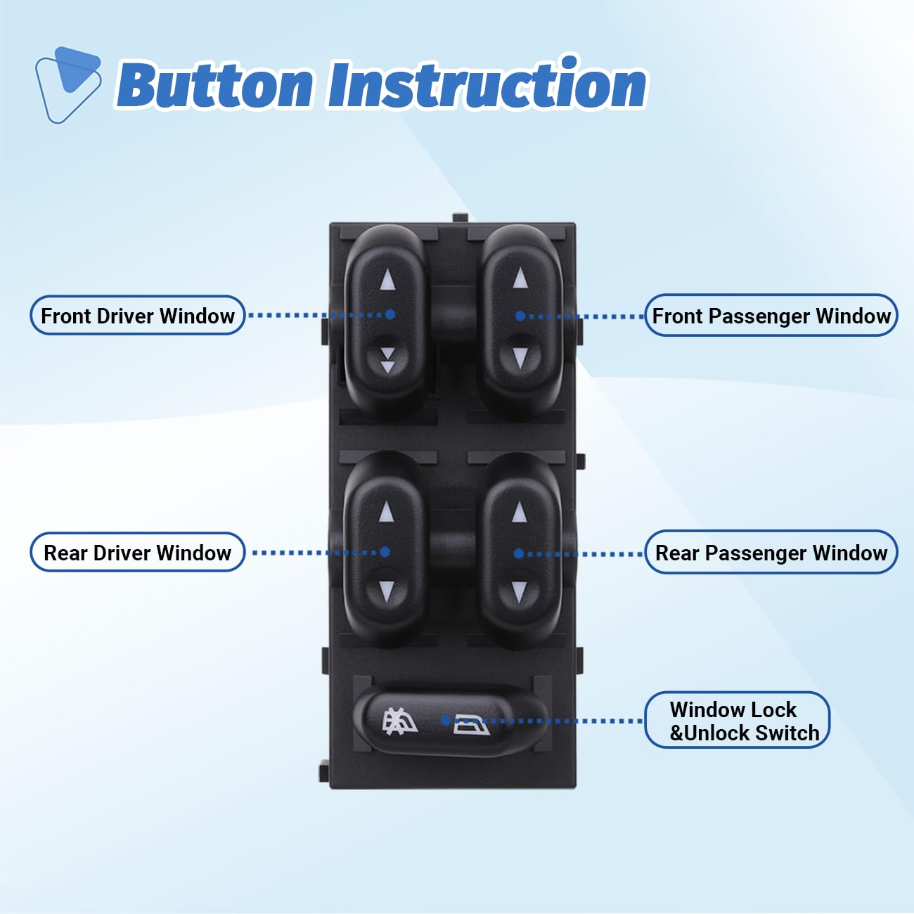 AiYiGu power window switch for Ford Expedition enables smooth operation