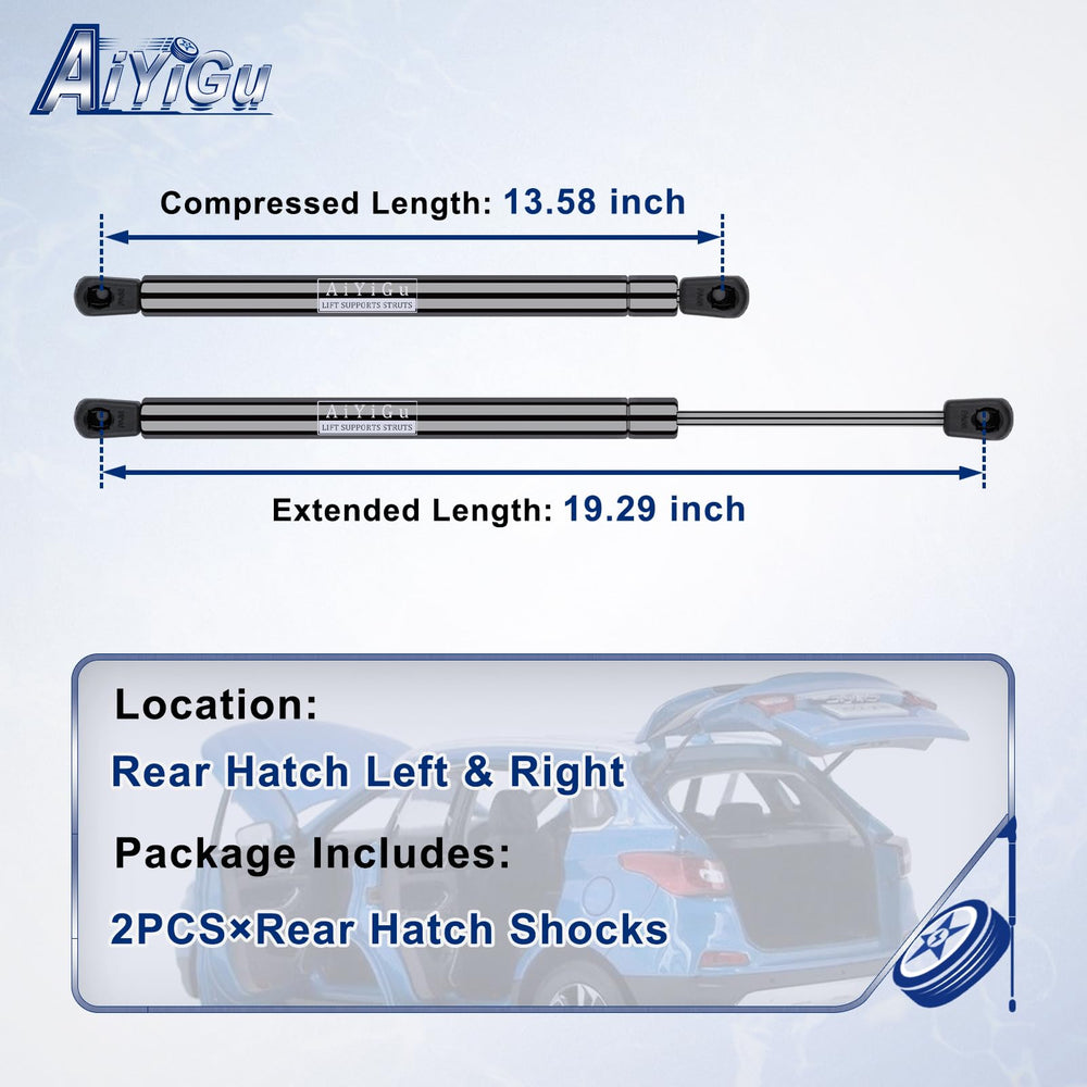 AiYiGu rear hatch shock right side on Pathfinder, reliable lift assistance.