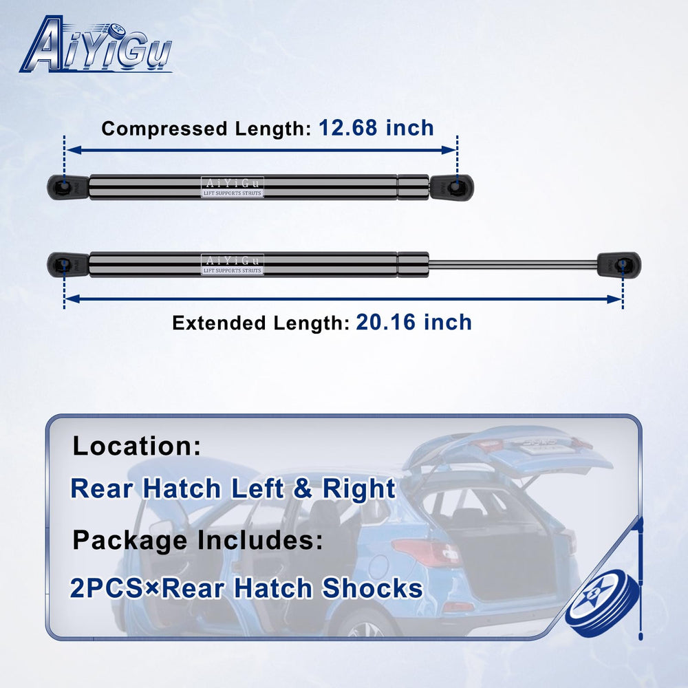 AiYiGu rear hatch shock right side for Trailblazer provides balanced support