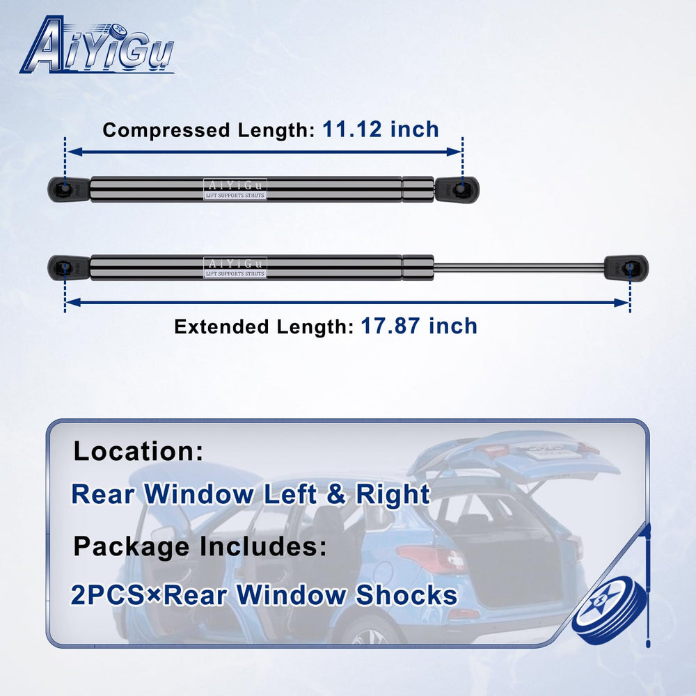 AiYiGu rear window gas spring right side, reliable support