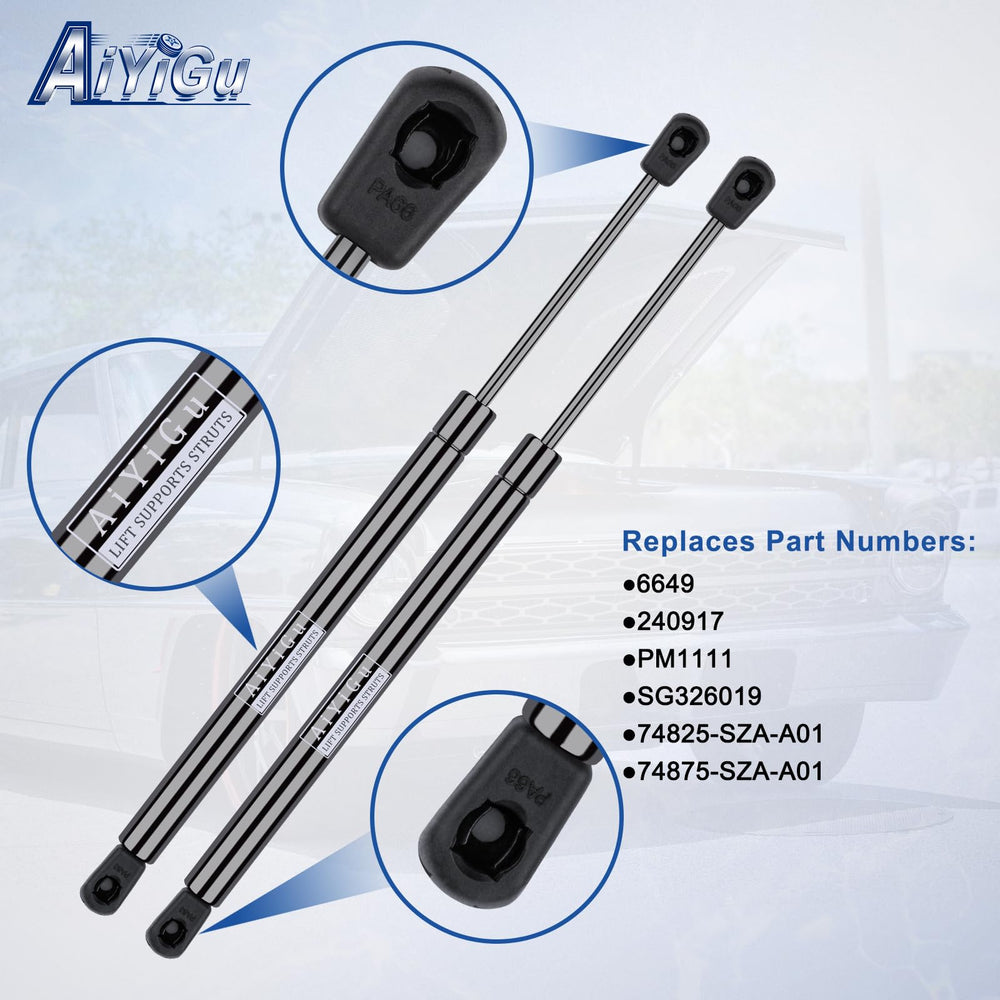 AiYiGu rear window shock pair for Honda Pilot installation