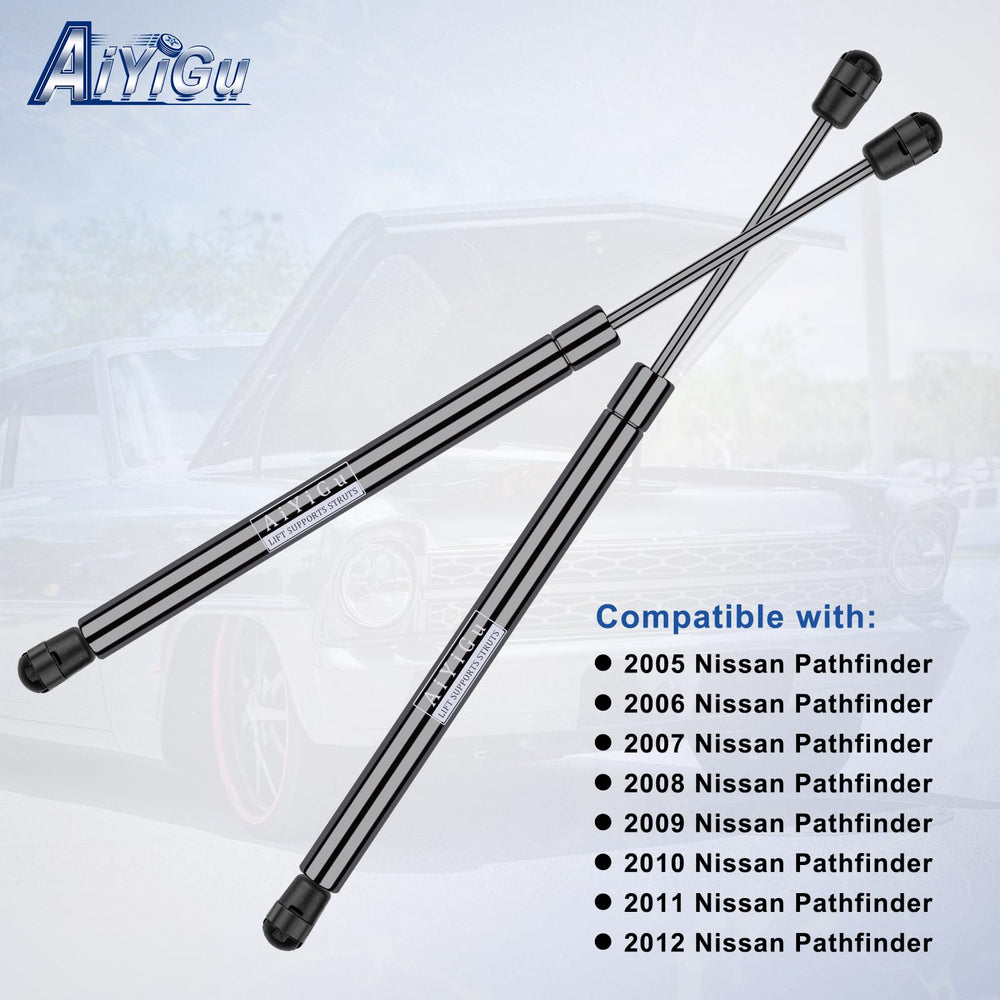 AiYiGu two-piece hatch shocks pack for balanced operation.