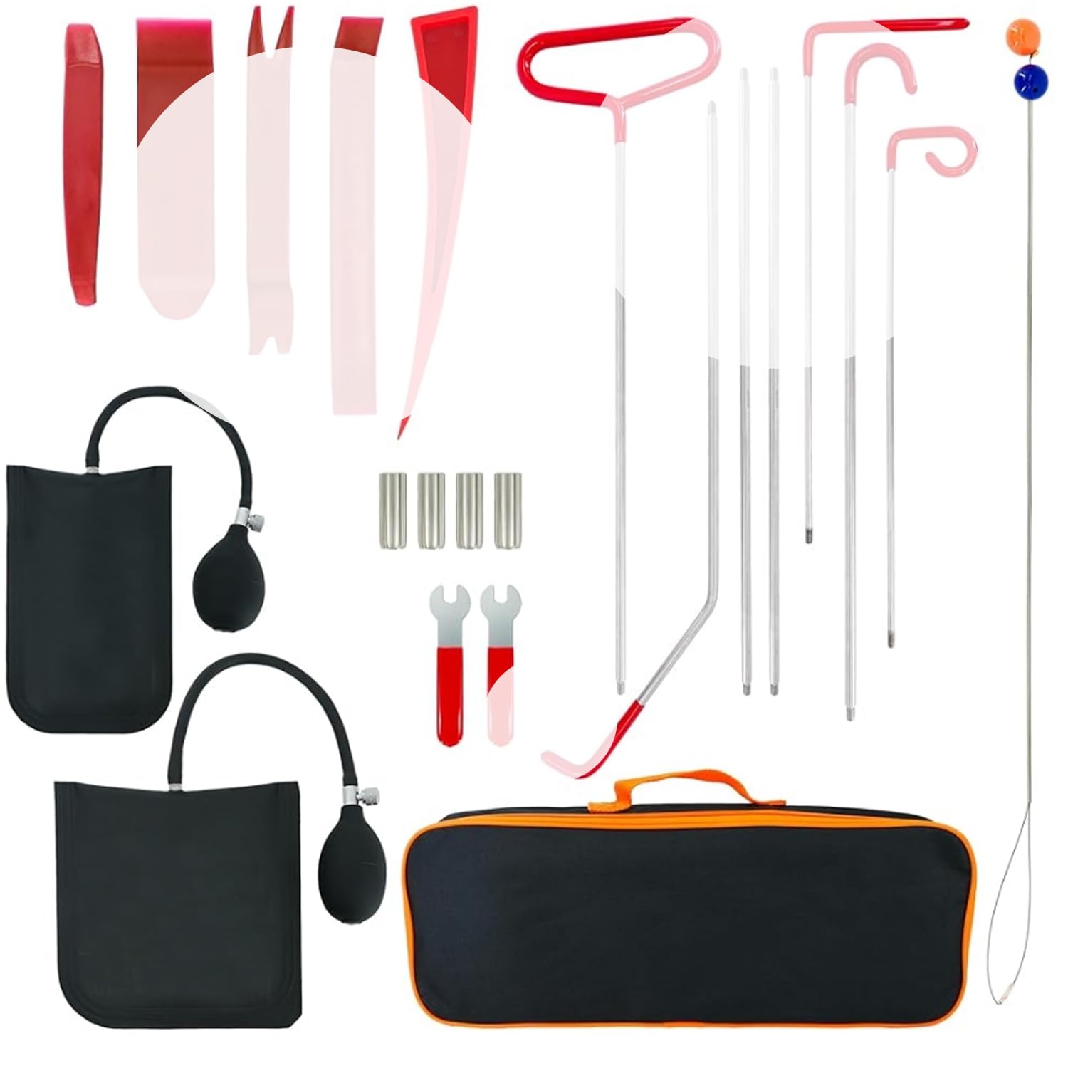 Aizami 9-pcs car emergency escape tools kit ready for quick vehicle egress and family safety.