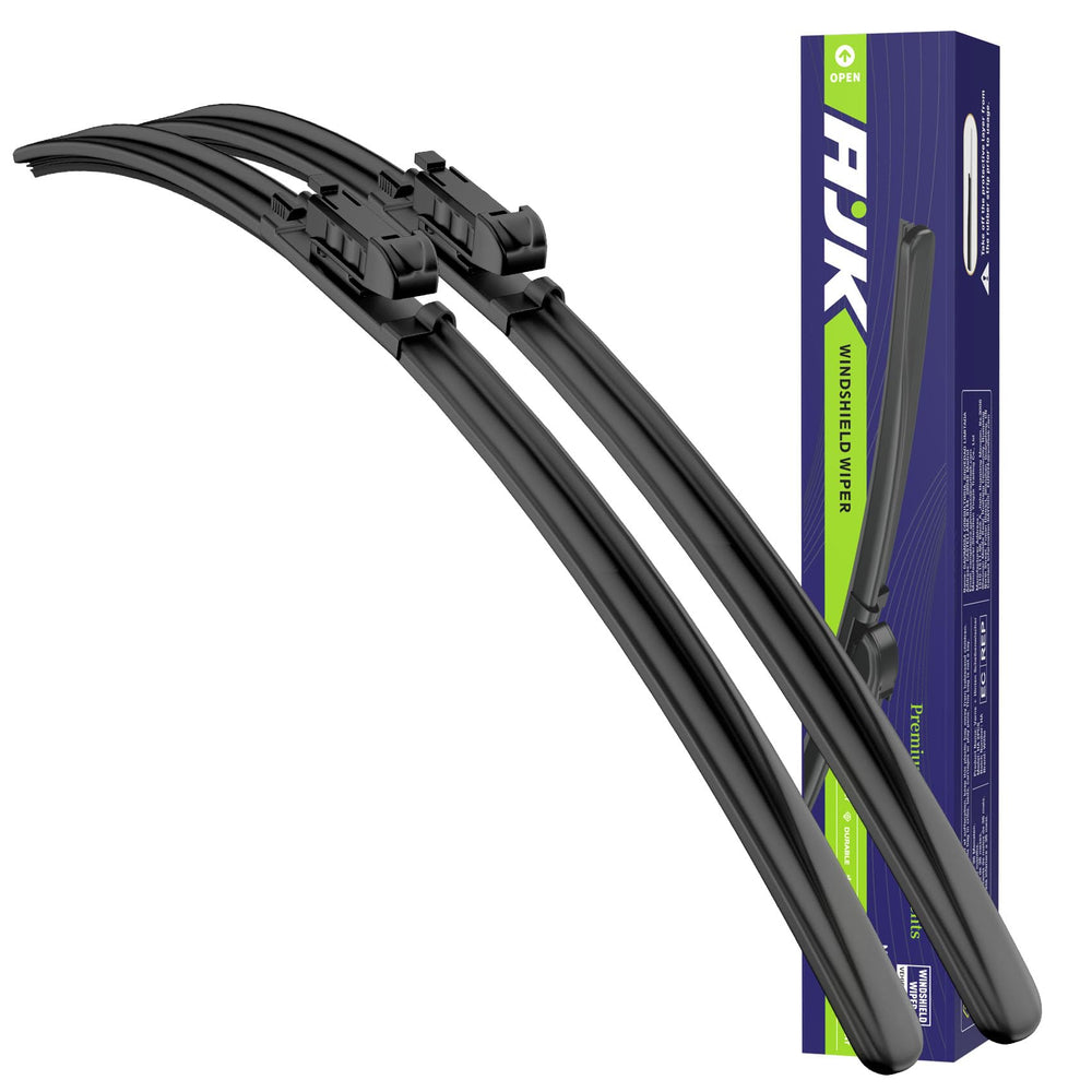 AJK wiper blades for Toyota Tundra front set install easily for quick at-home replacement.