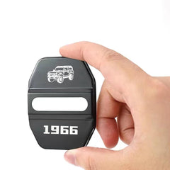 AJLOTMO door latch protection cover guards against scratches and elements.