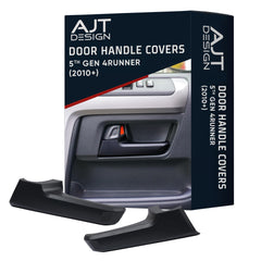 AJT Design chrome-delete front door handle cover improves interior aesthetics and protection.