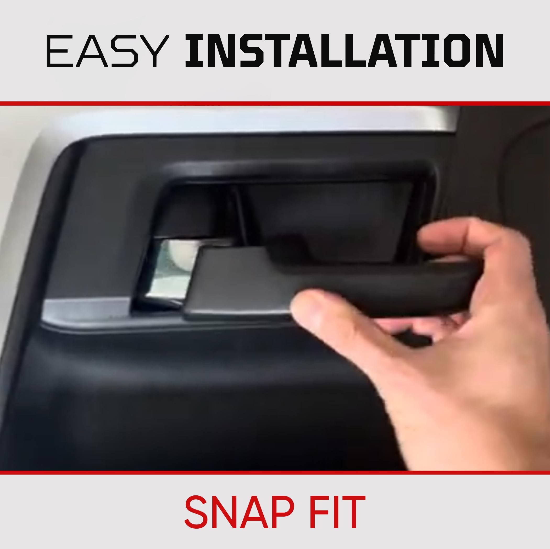 AJT Design made-in-usa rear door handle cover reflects quality interior detail.