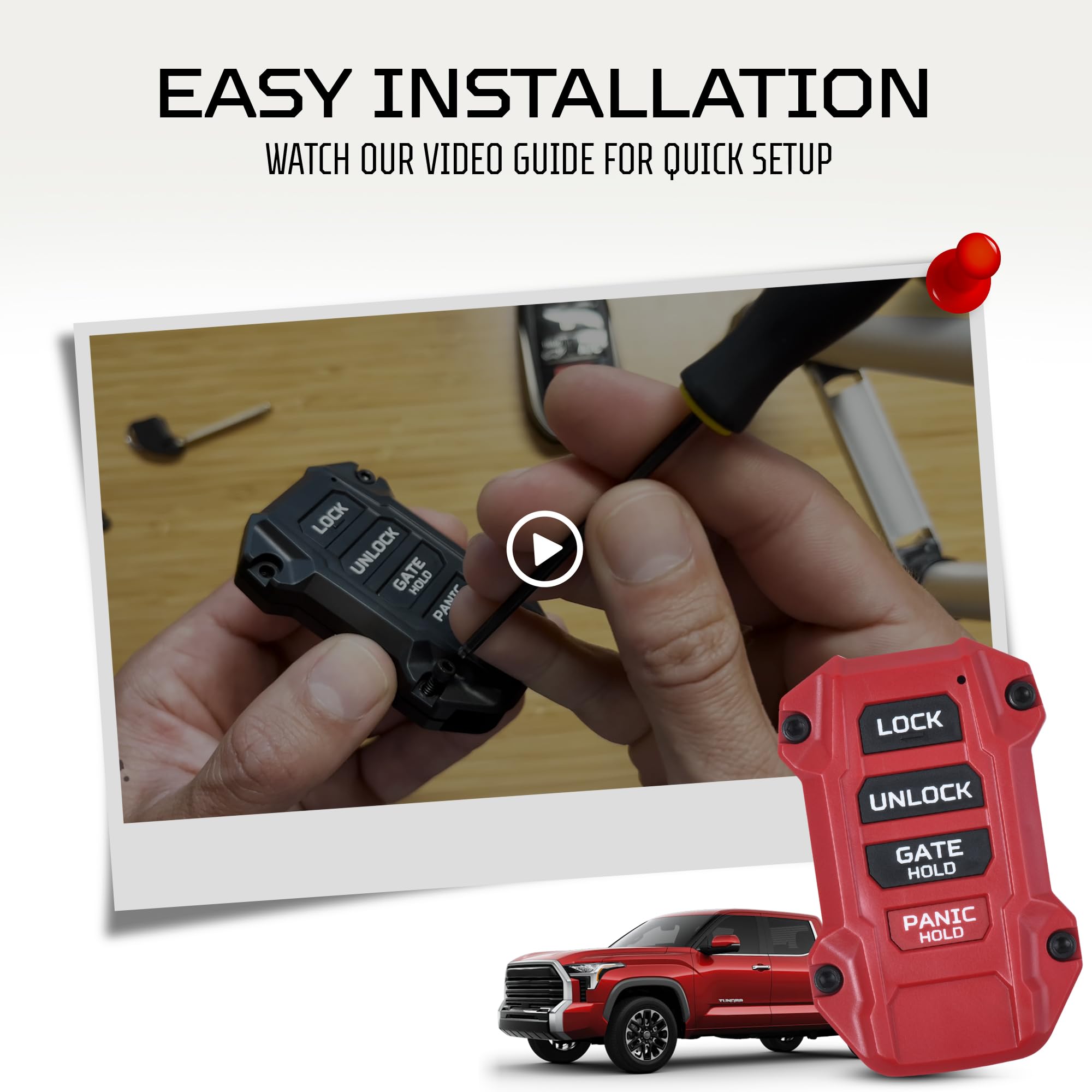 AJT DESIGN replacement fob case assembly shows easy install
