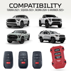 AJT DESIGN Tundra 2022+ replacement fob case close-up