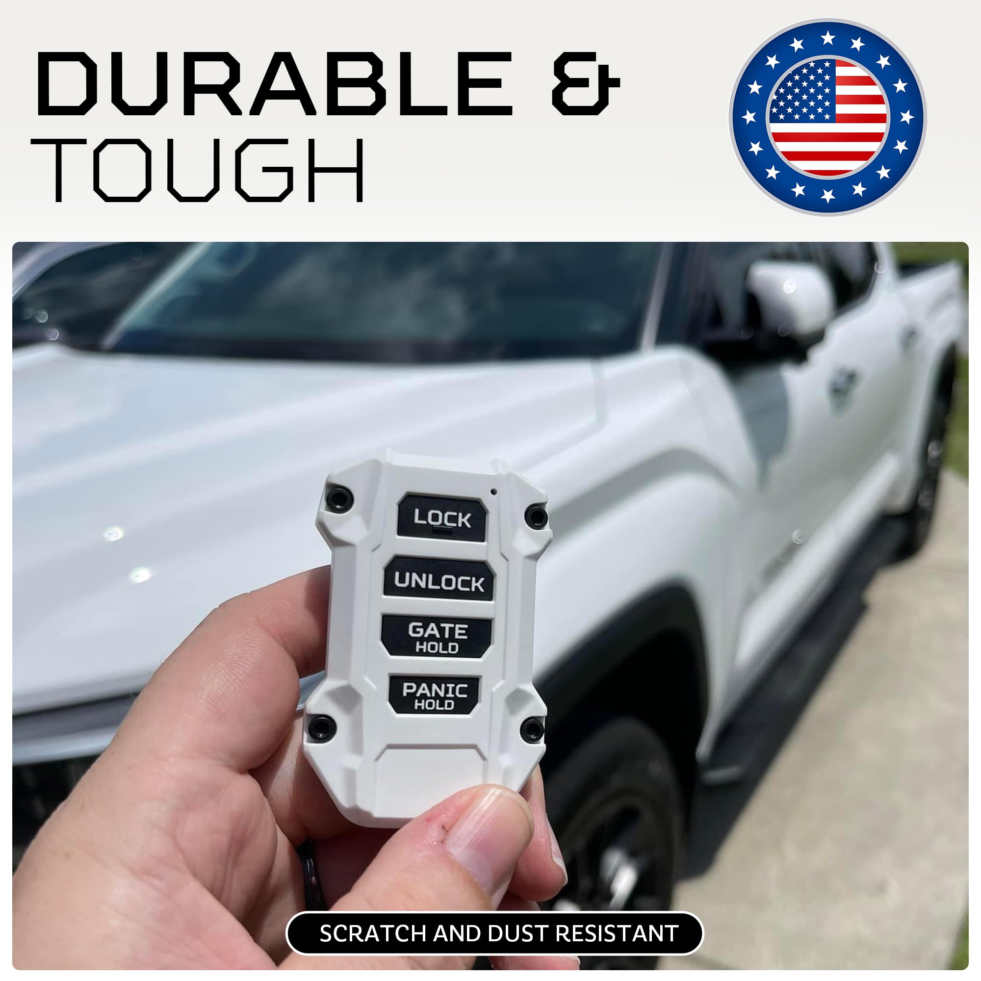 AJT DESIGN replacement fob for Sequoia 2023 highlights premium finish and protection