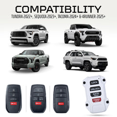 AJT DESIGN replacement fob for Tundra 2022 demonstrates secure OEM-quality fit