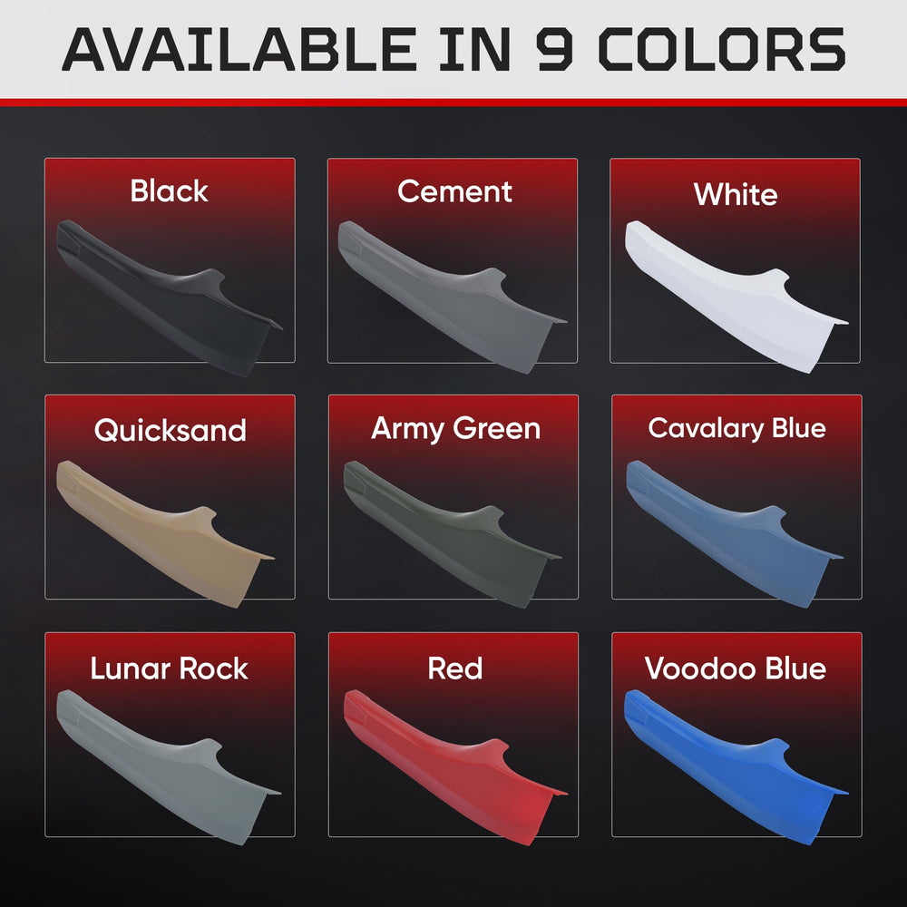 AJT DESIGN USA-made Tacoma door handle cover pack-four in black for easy upgrade