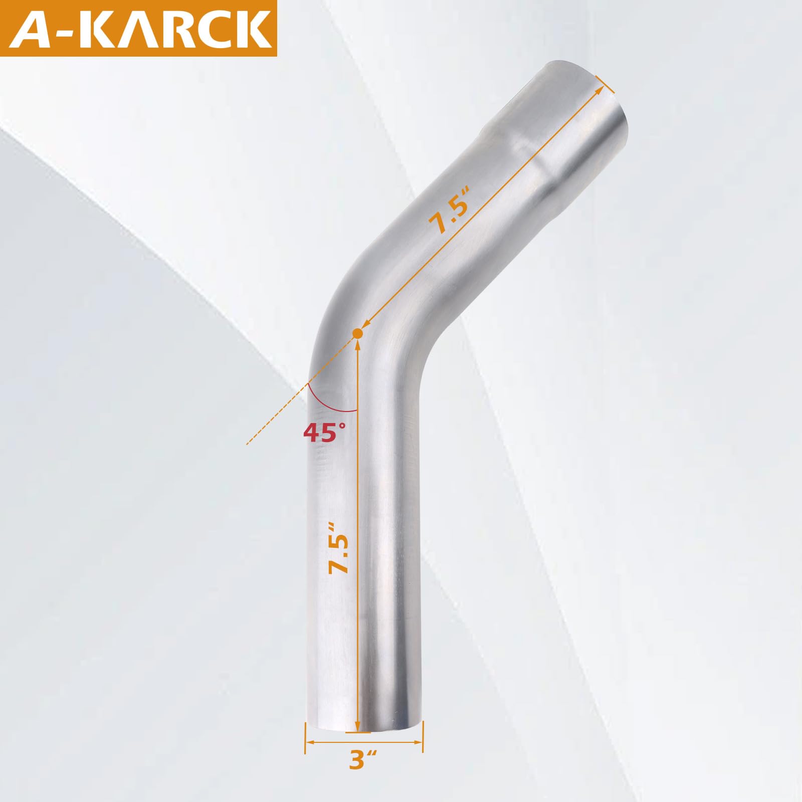 A-KARCK custom exhaust system pipe enables tailored fit and upgrades