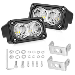 AKD Part 3in flood LED pod offers wide off-road illumination for clarity