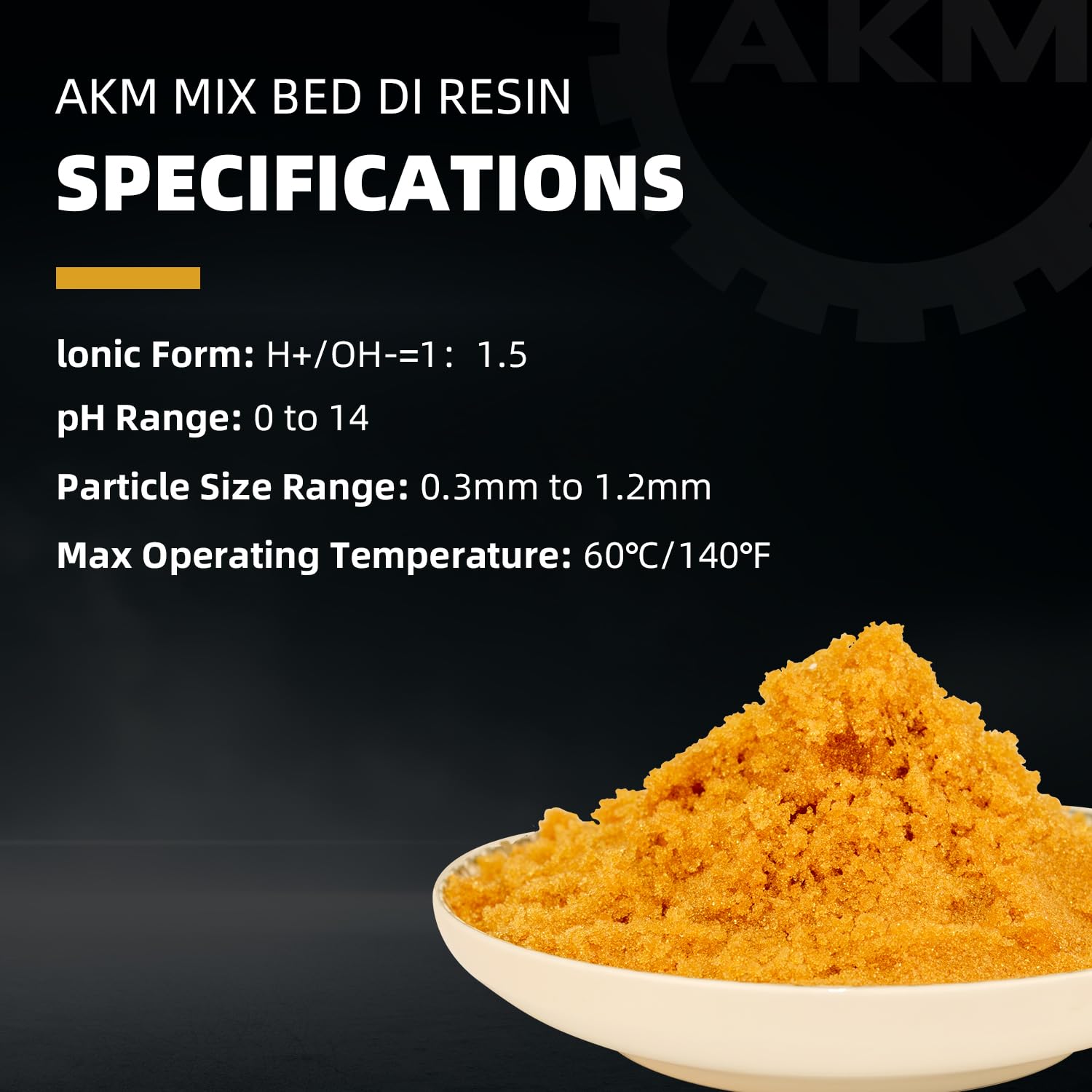 AKM vacuum-sealed resin bags displaying freshness and shelf life