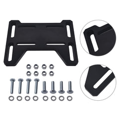 AKSGKGQ adjustable mounting plate shown between base and engine, enabling flexible setups.