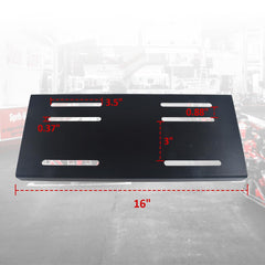AKSGKGQ engine mount plate for Predator 420 side profile showing strong welds for reliability.