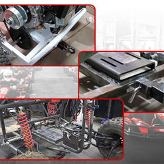 AKSGKGQ universal bolt-pattern plate, compatible with multiple engines, simplifies installation.