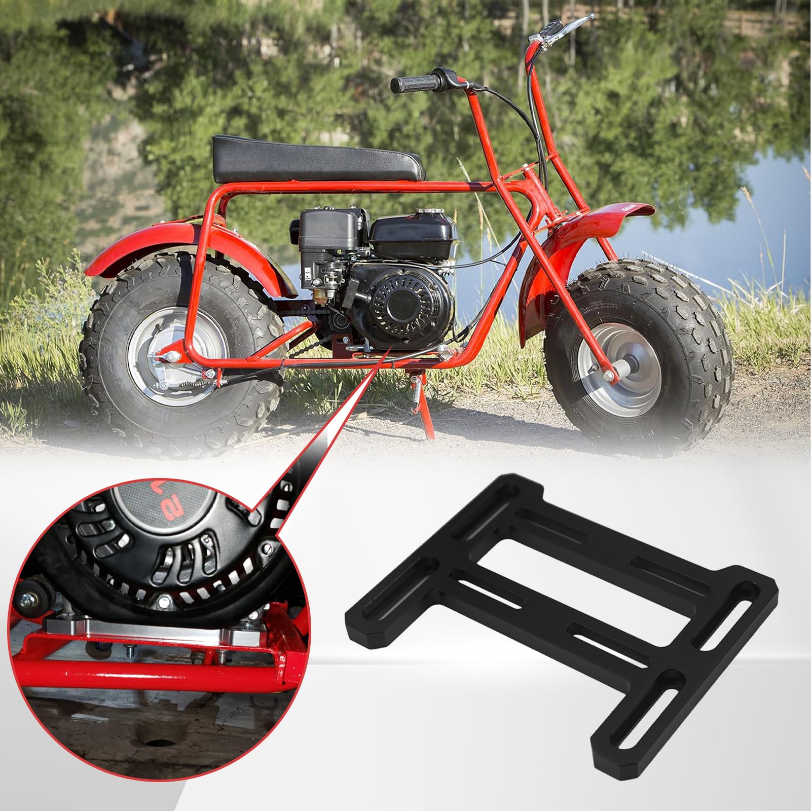AKSGKGQ compatible mounting plate improves alignment and adjustability for various engines
