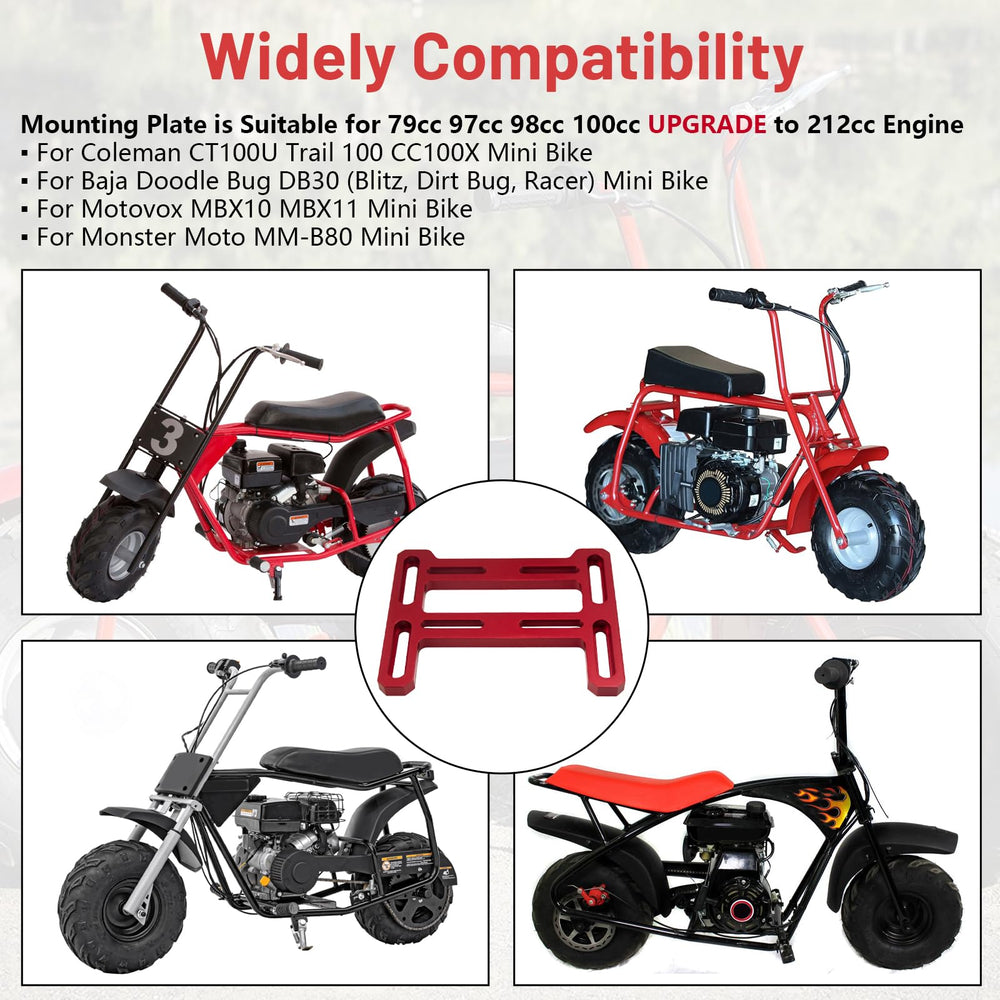AKSGKGQ mounting plate for Doodlebug DB30 broadens engine options and upgrade ease