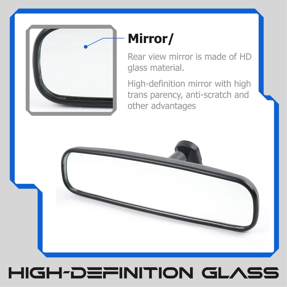 AKSOLONT interior rearview mirror view emphasizes safe interior visibility.
