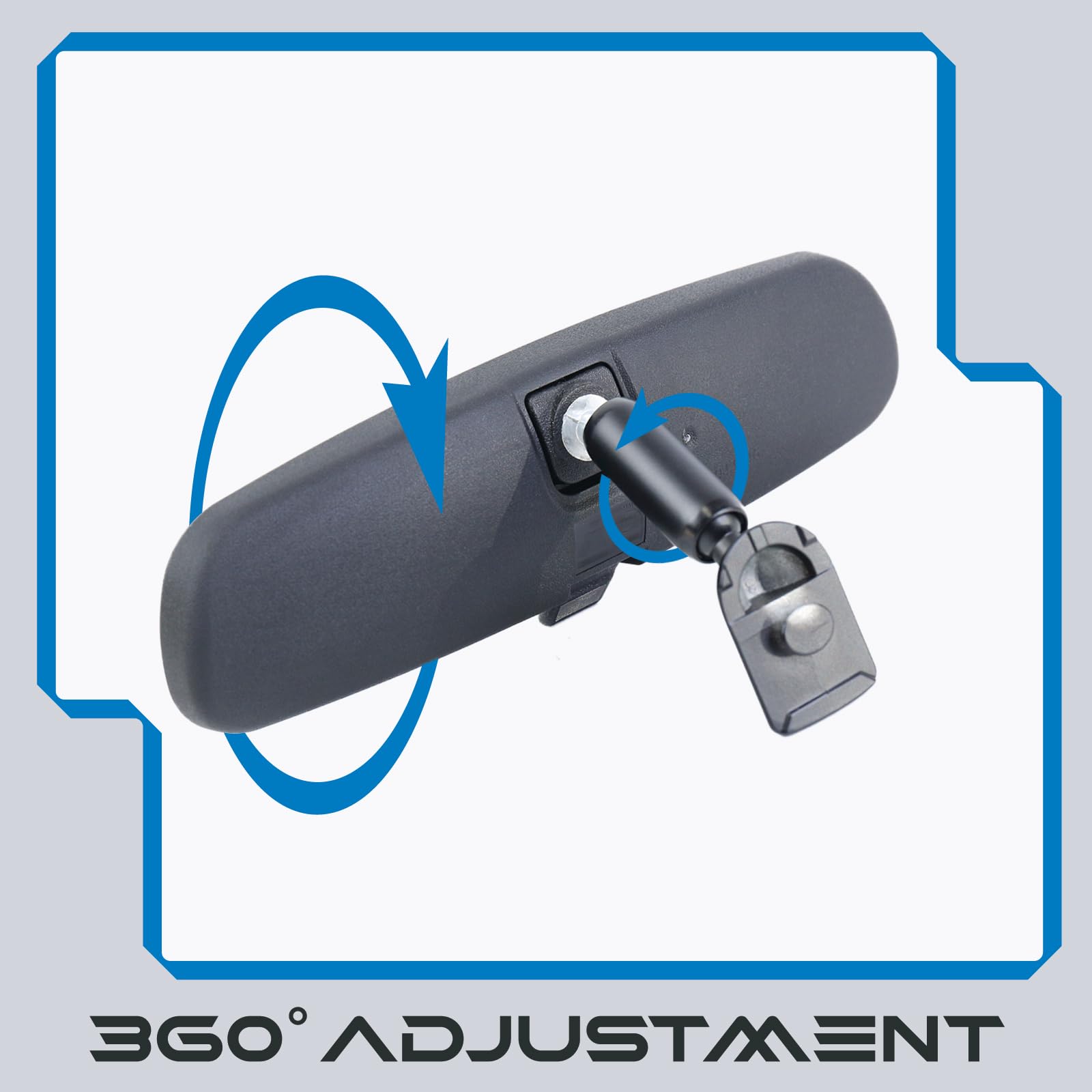 AKSOLONT Honda rear view mirror for Civic, reduces glare at night