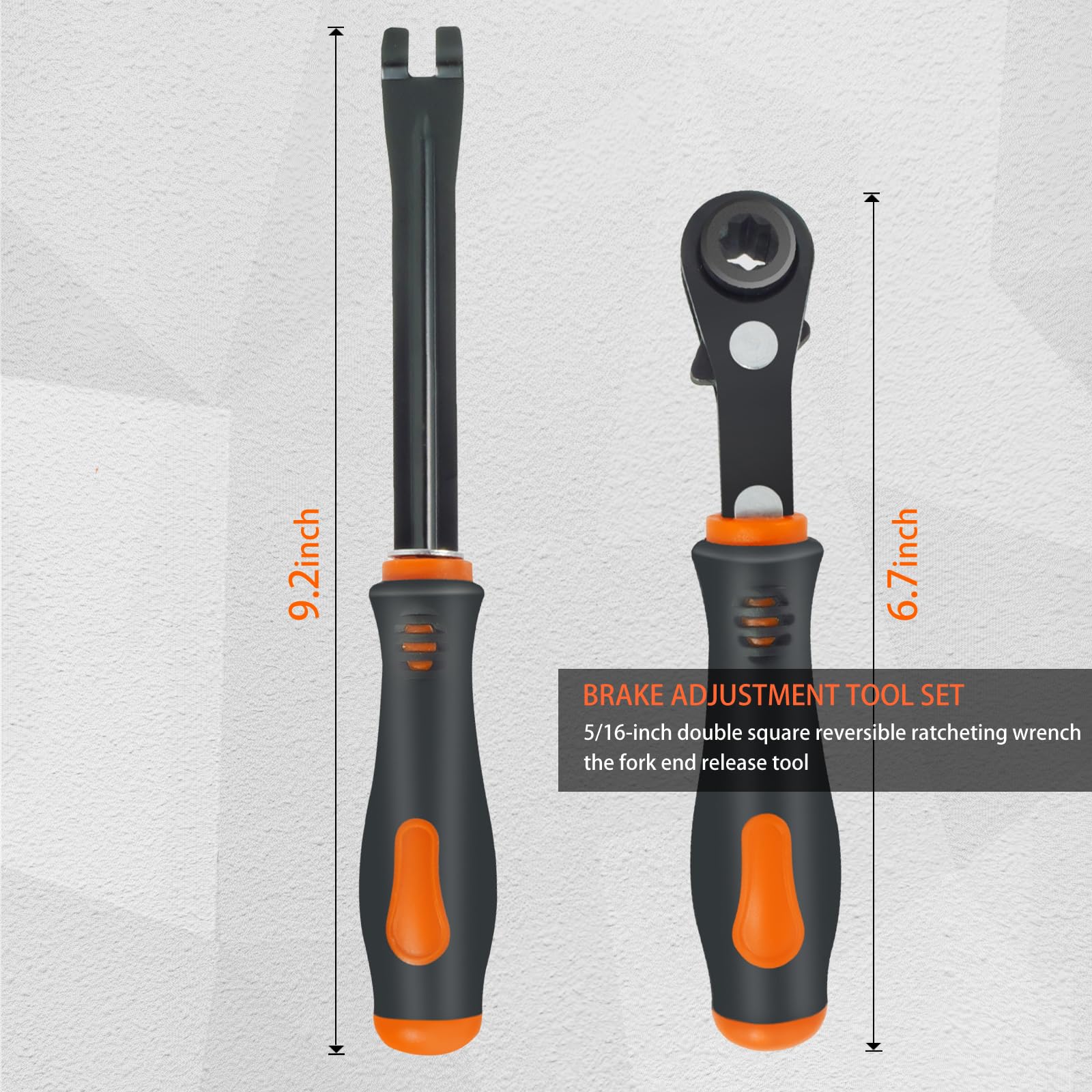 AKSOVA ergonomic slip-resistant handle improves grip during brake work