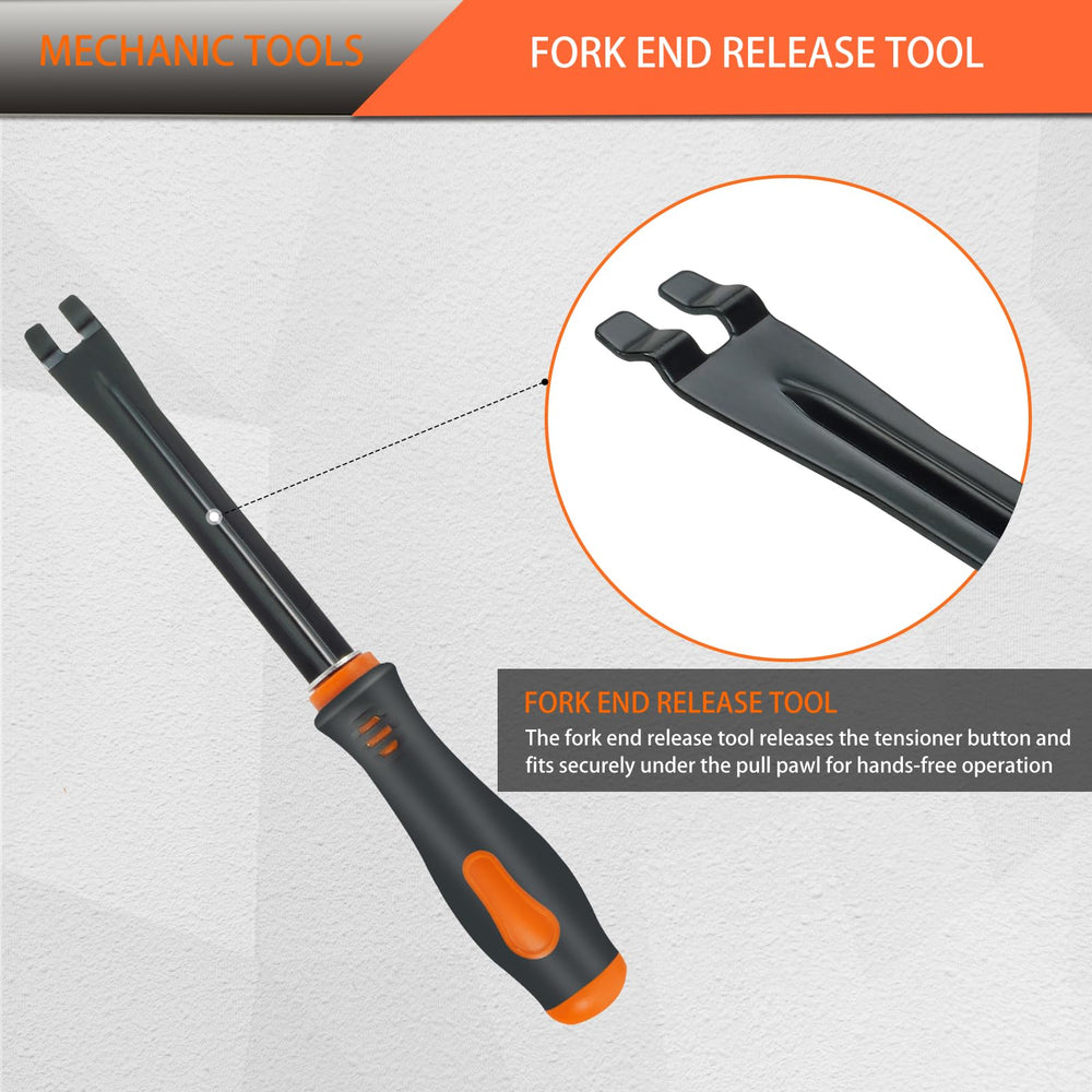 AKSOVA offset reversible wrench design aiding comfortable brake adjustments