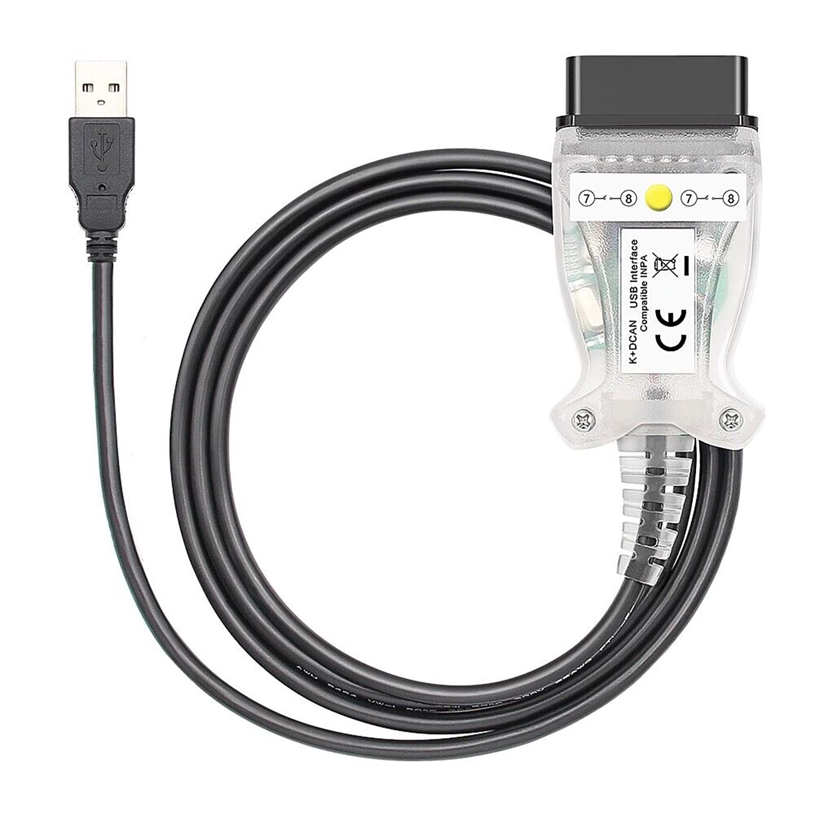 Alchiauto K-DCAN cable with EDIABAS setup enables BMW diagnostics