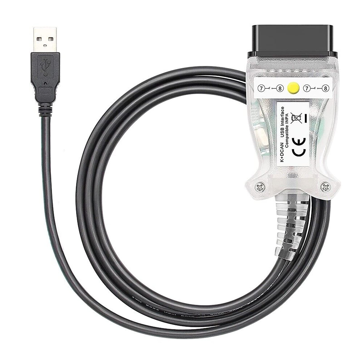 Alchiauto K-DCAN cable with EDIABAS setup enables BMW diagnostics