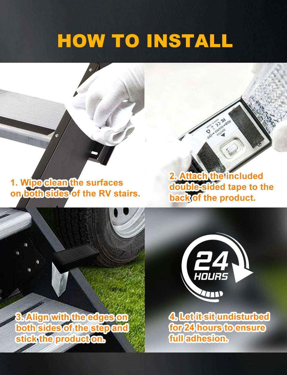 ALDST wireless rechargeable design eliminates wiring for easy installation.