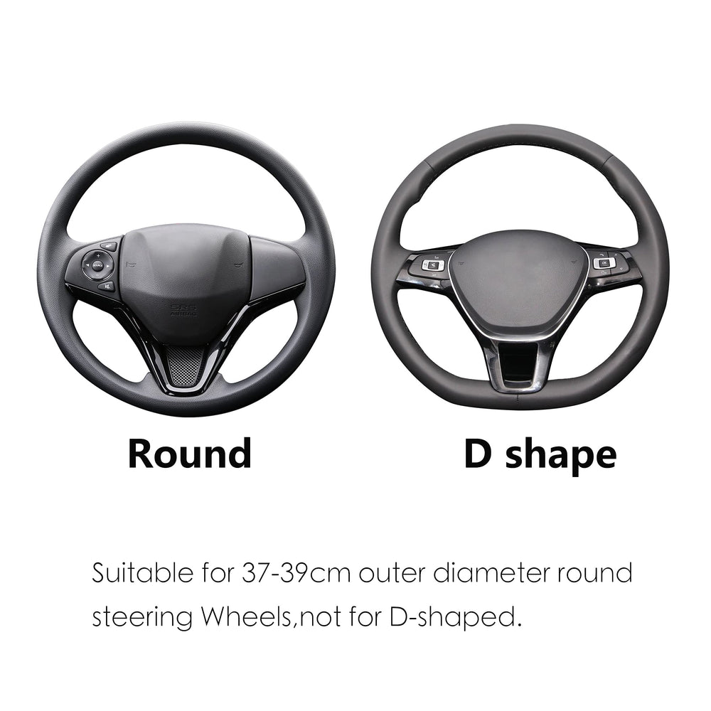 Alemodr leather cover with fiber strip adds stylish detail