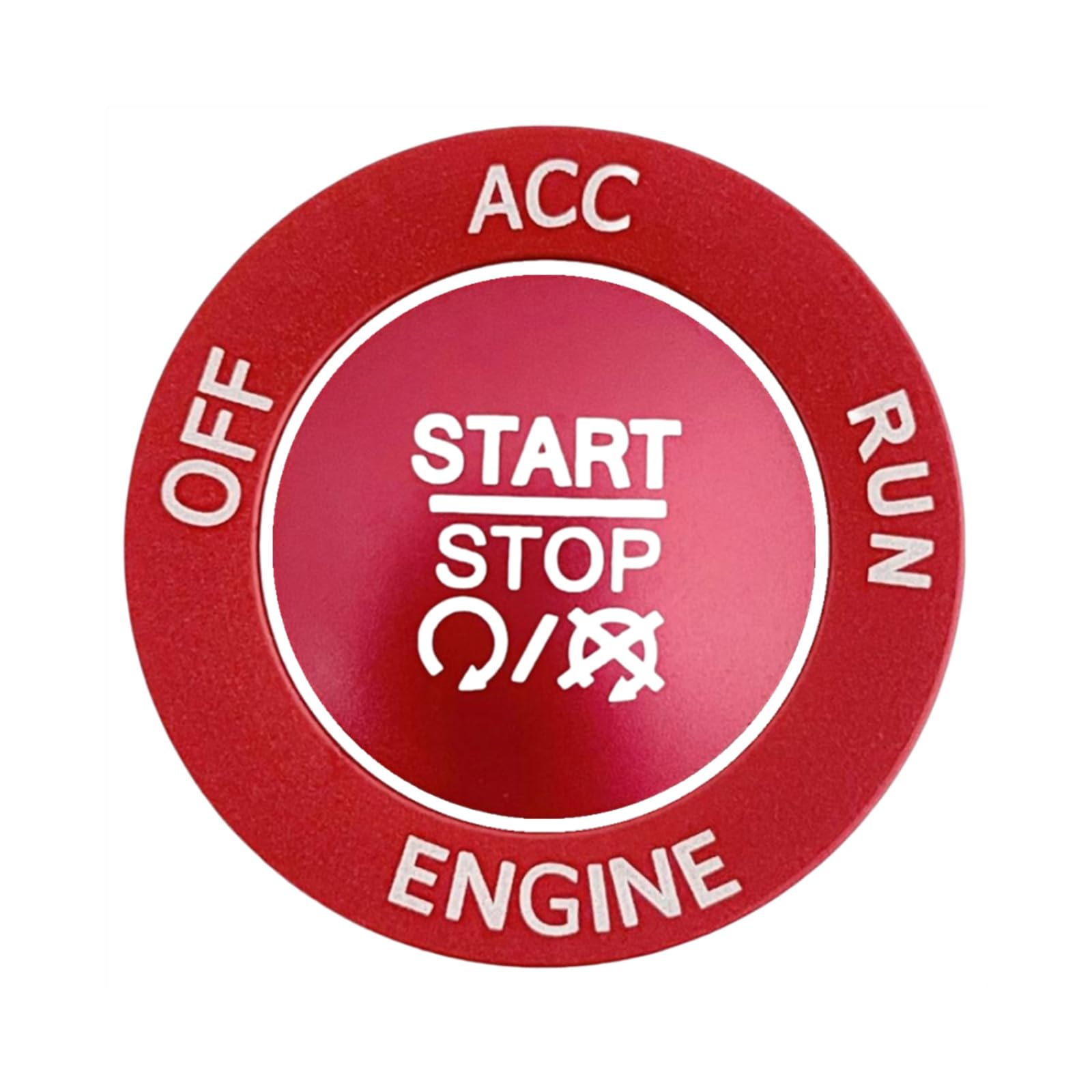 ALETAI red push start button cover enhances RAM interior style.