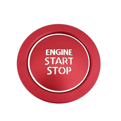 ALETAI red push start button trim enhances cabin style and protects against scratches in Tacoma.